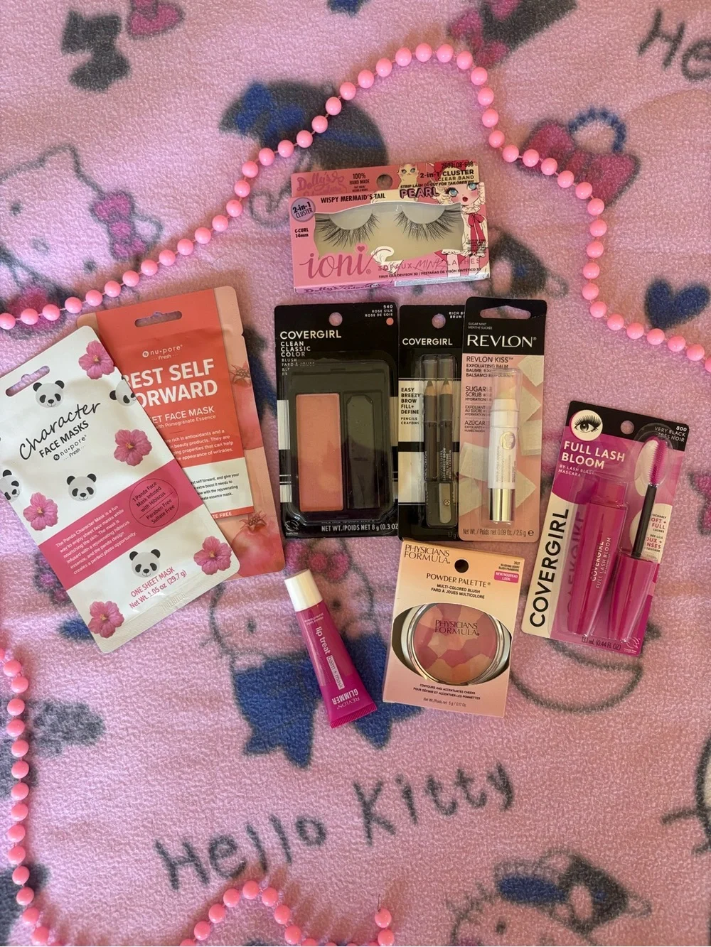 Cute Pink Makeup & Beauty Bundle CoverGirl Revlon Ioni